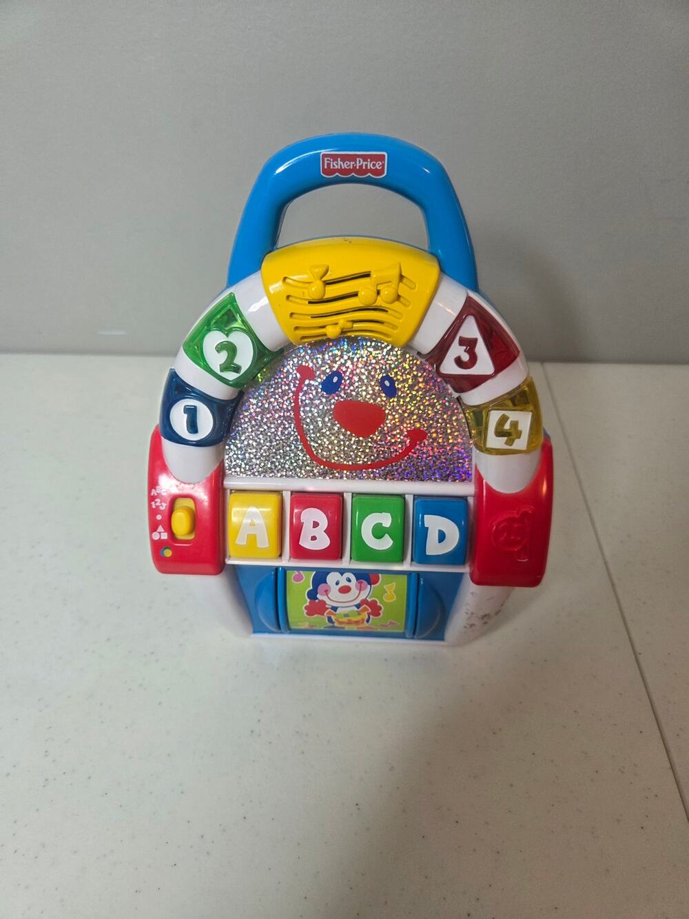 Vintage Fisher Price Baby Smartronics  Jukebox 2000 Lights & Sound 71664 Works
